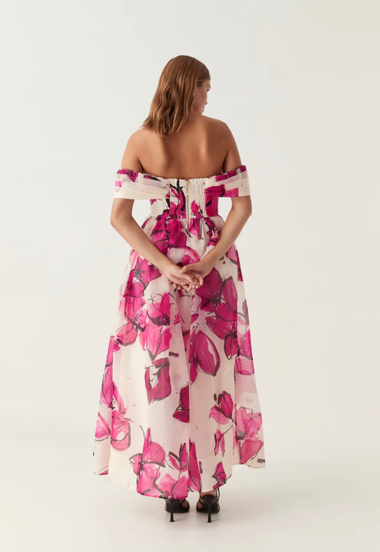 Cordelia Corseted Maxi Dress | Falling Florals