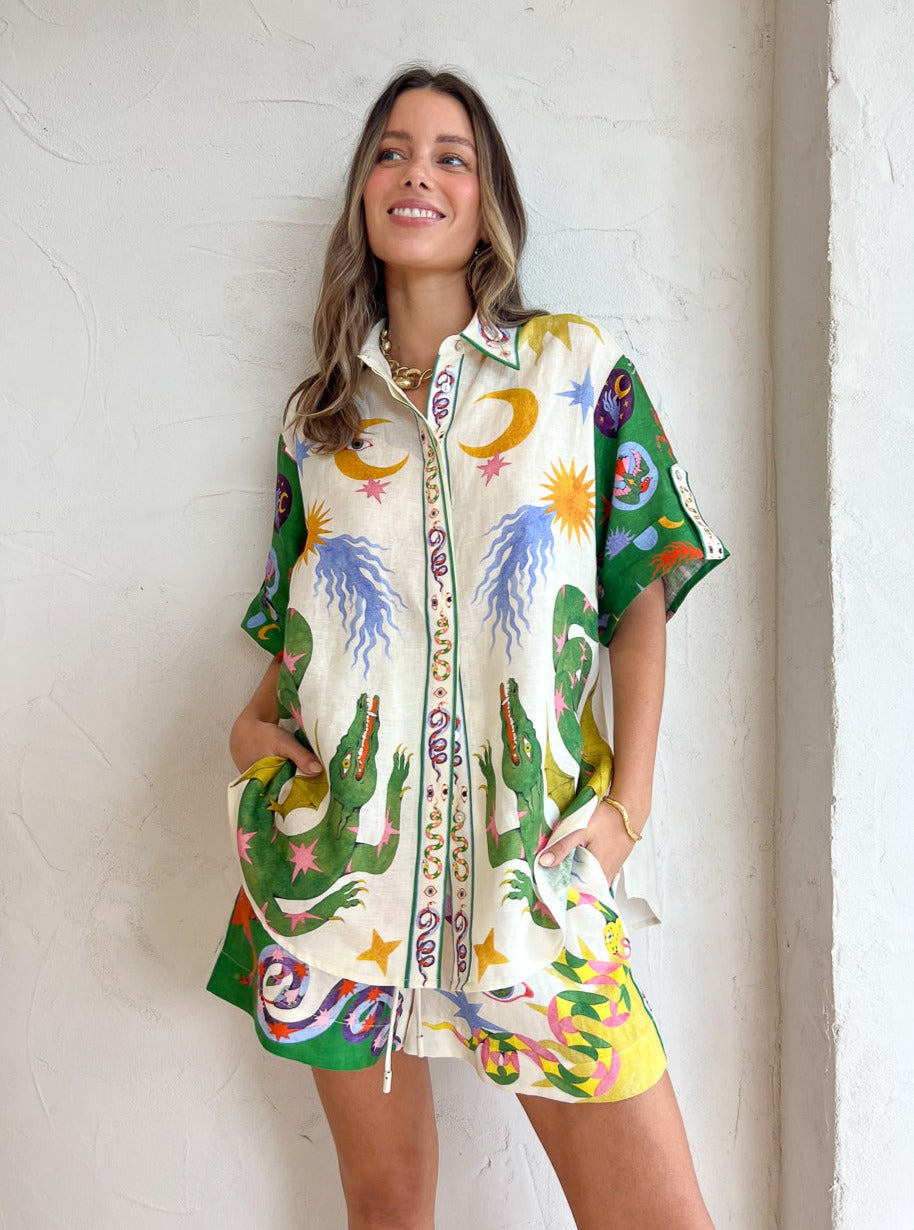 Seeker Shirt and Shorts Set | Multi