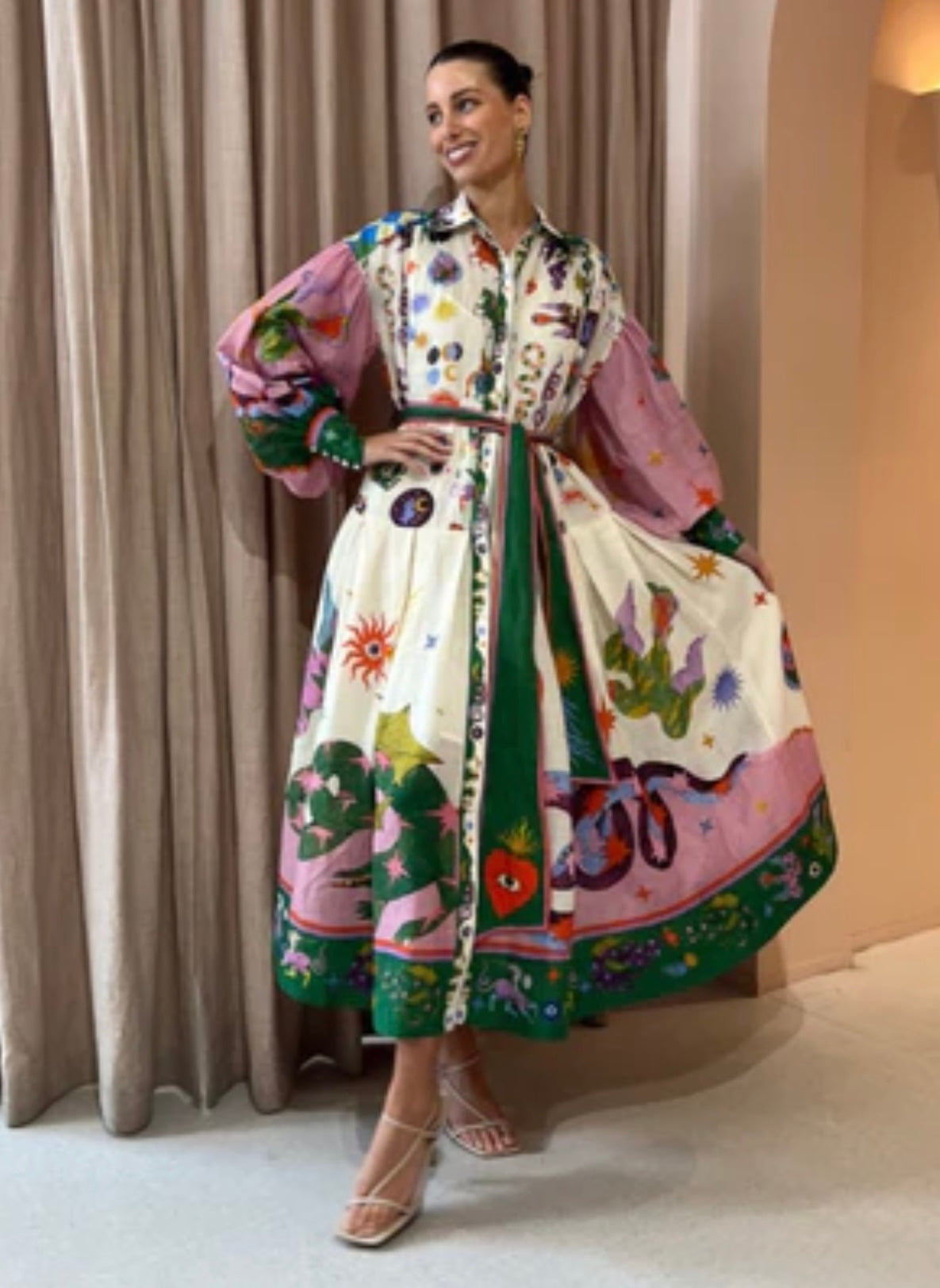 Seeker Shirtdress| Multi