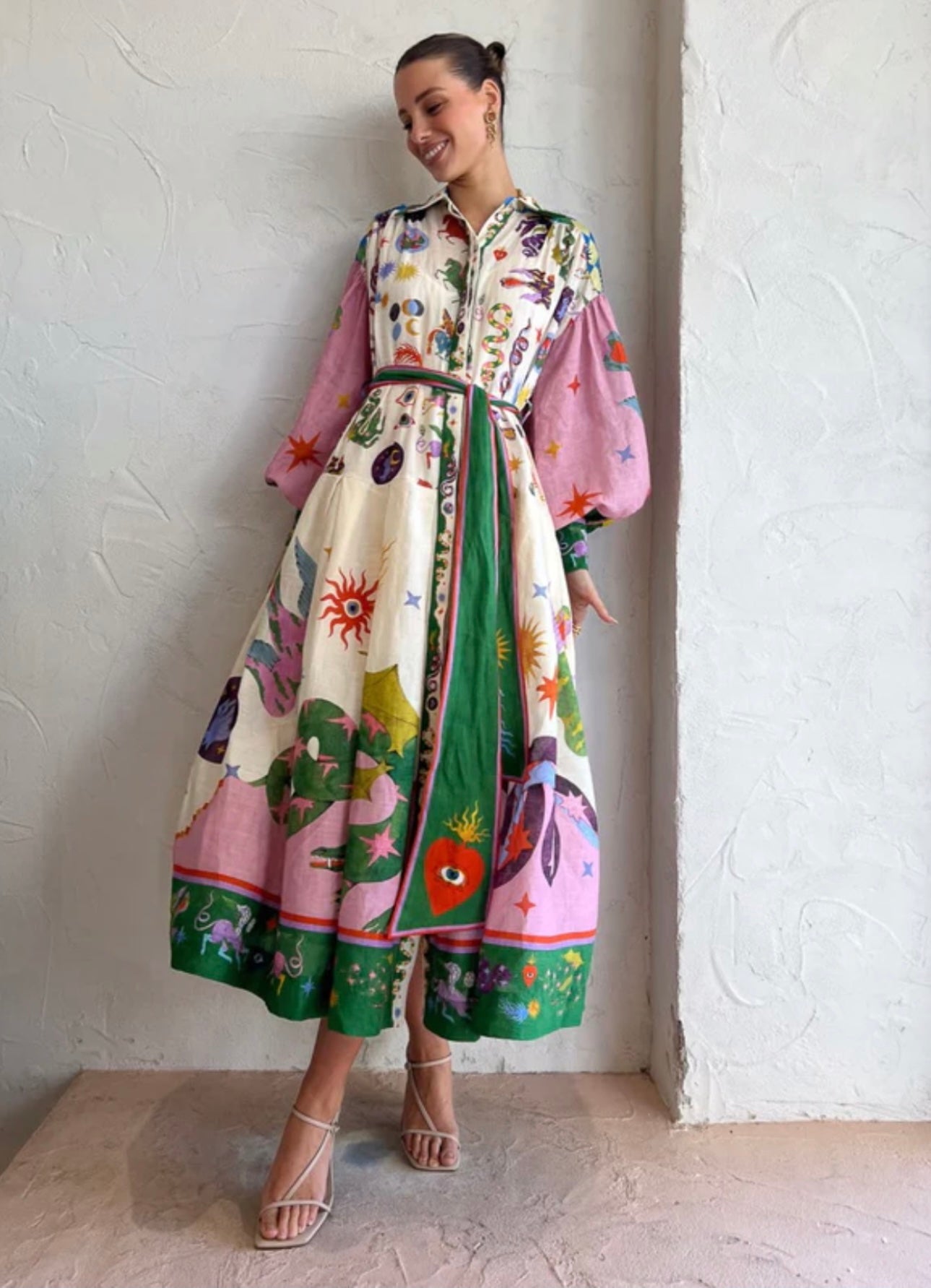Seeker Shirtdress| Multi