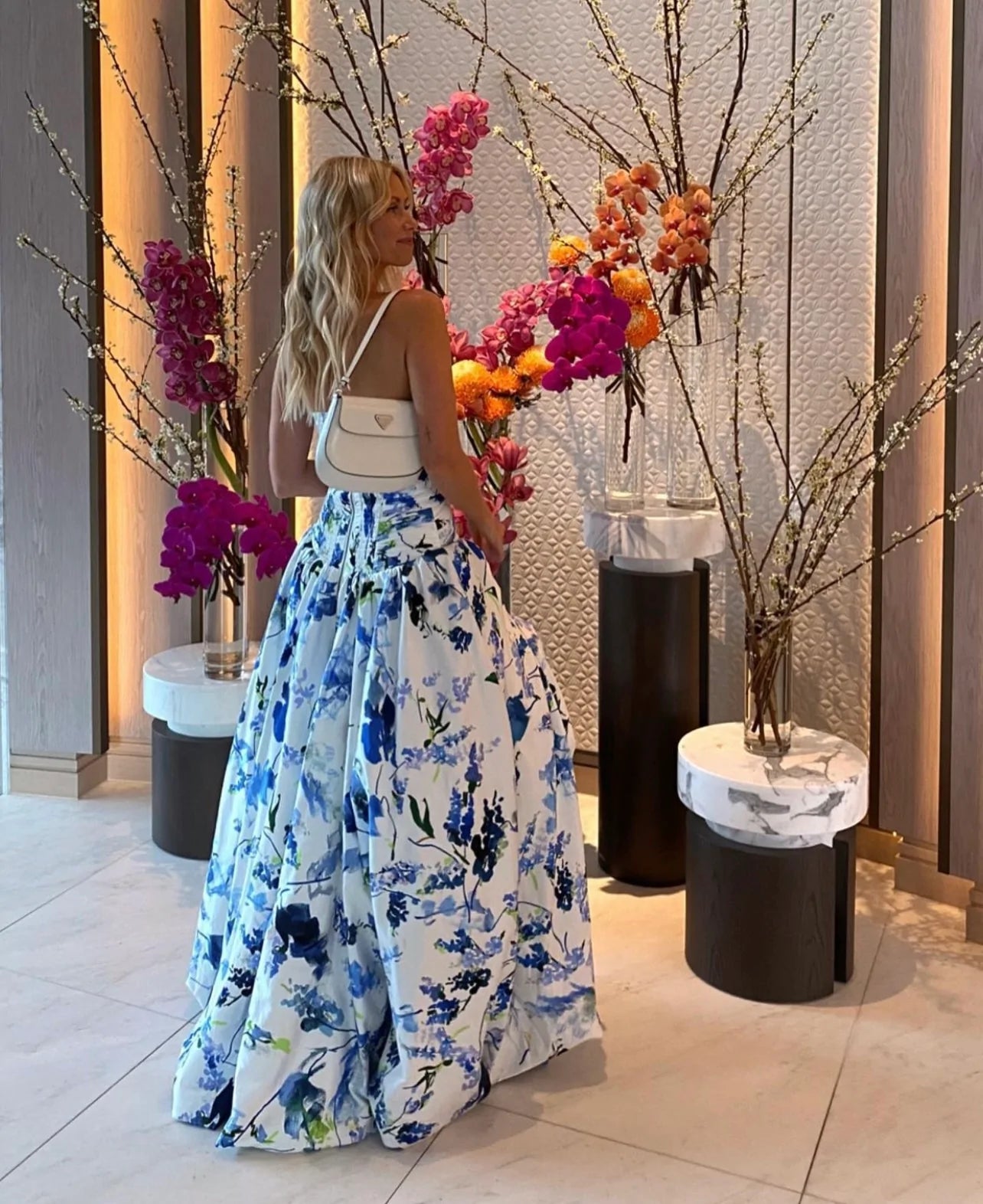 Violette Bubble Hem Maxi Dress