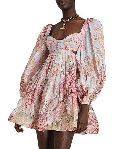 Botanica Bralet Mini Dress | Pink
