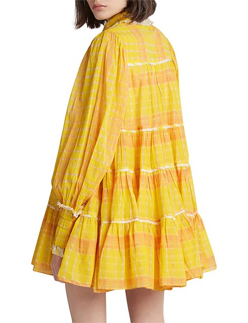 Wilderness Smock Dress Print | Yellow