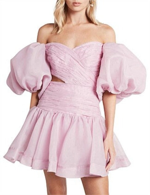 Myriad Cut Out Mini Dress | Lilac