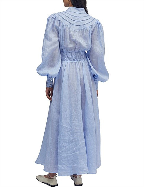 Felicia Midi Dress | Cornflower Blue