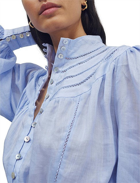 Felicia Midi Dress | Cornflower Blue