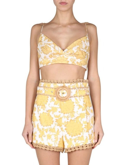 Postcard Bustier & Short Set | Postcards Print