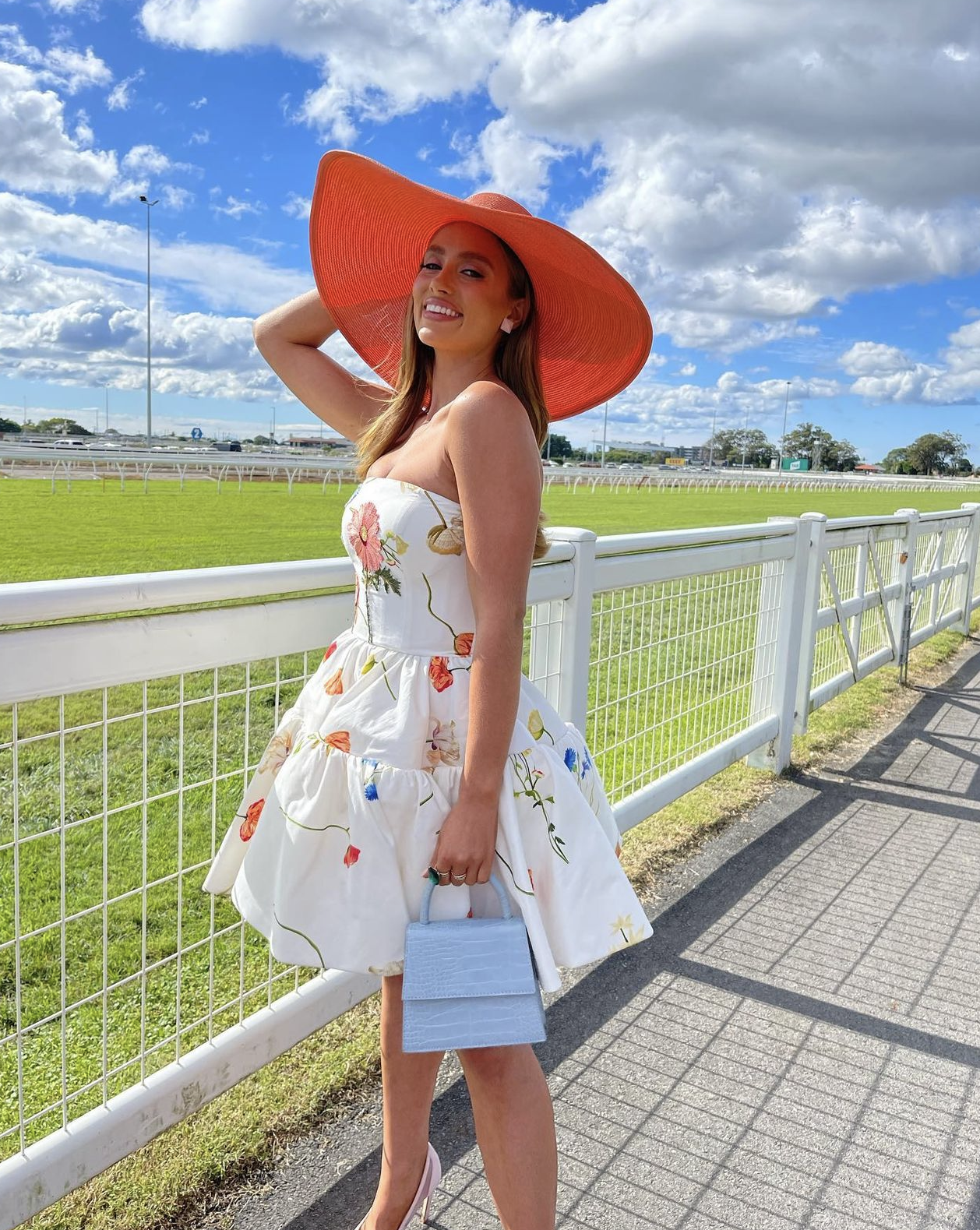 Gracie embroidered midi dress hotsell