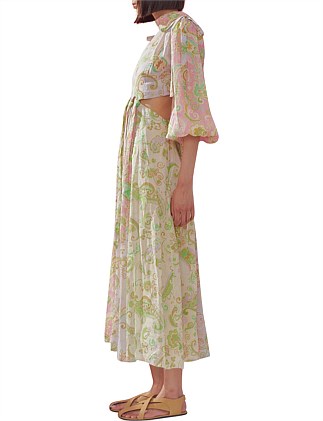 Marta Cut Out Midi | Print