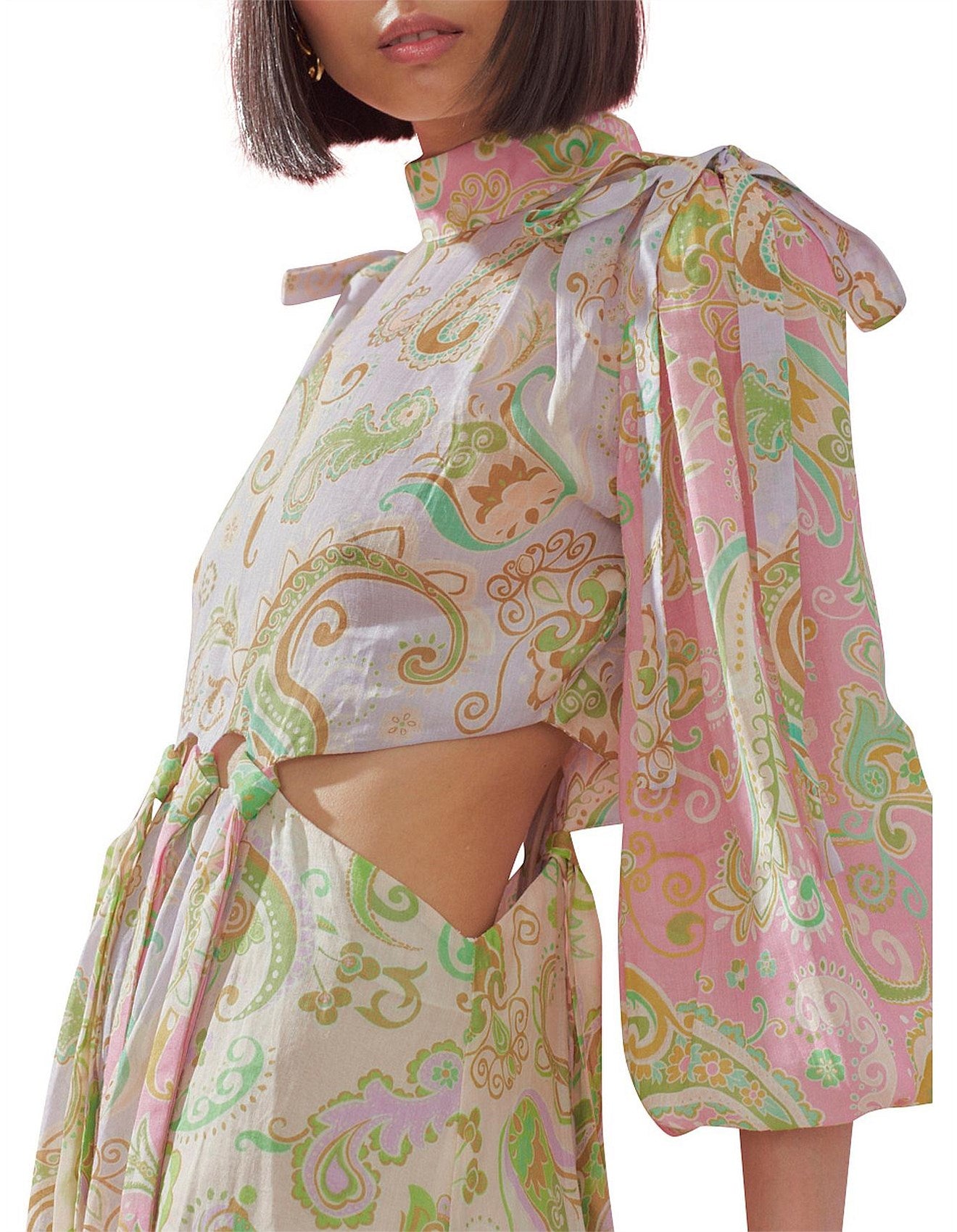 Marta Cut Out Midi | Print