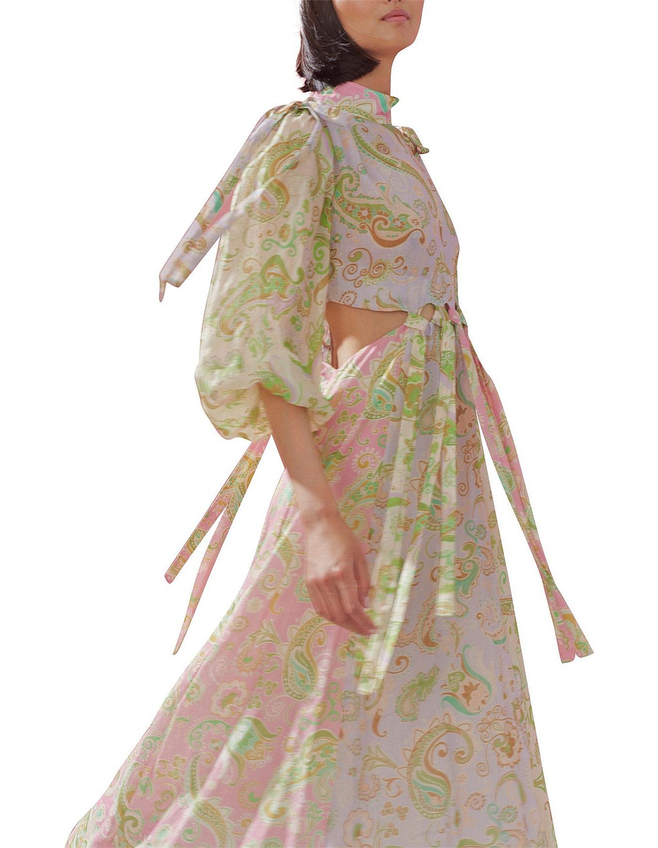 Marta Cut Out Midi | Print