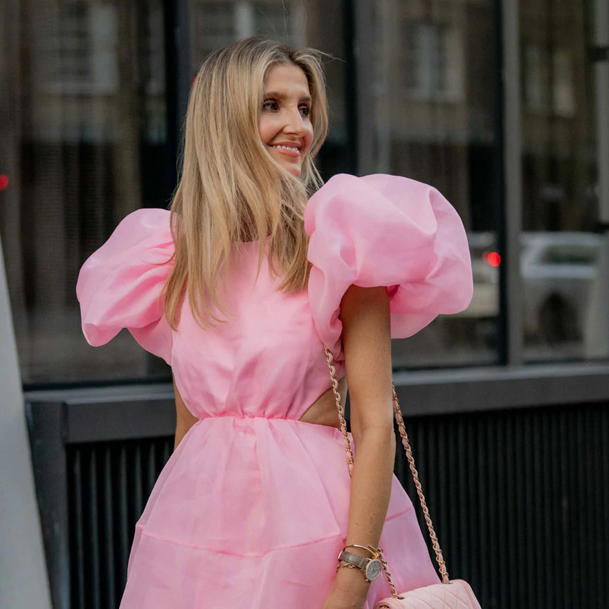 Simplicity Cut Out Mini Dress | Ballet Pink