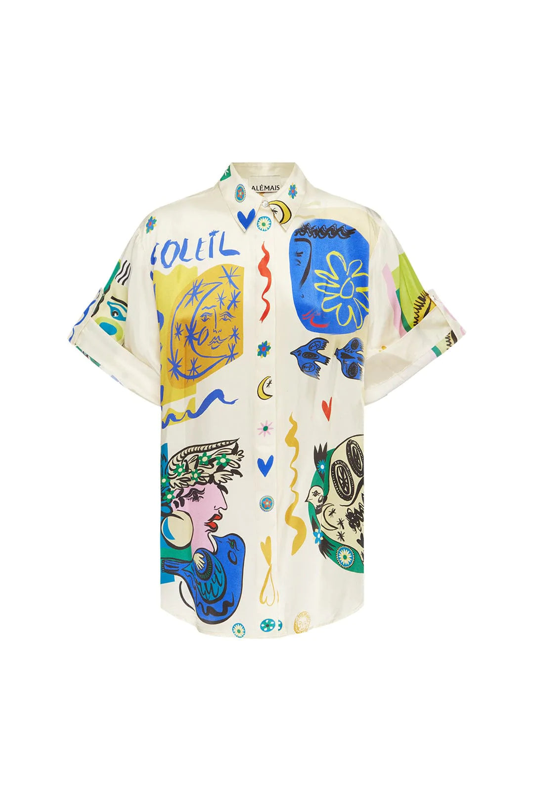 Soleil Oversized Shirt & Pants Set | Print