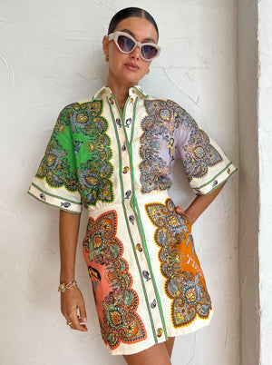 Trippy Troppo Mini Dress | Multi Print