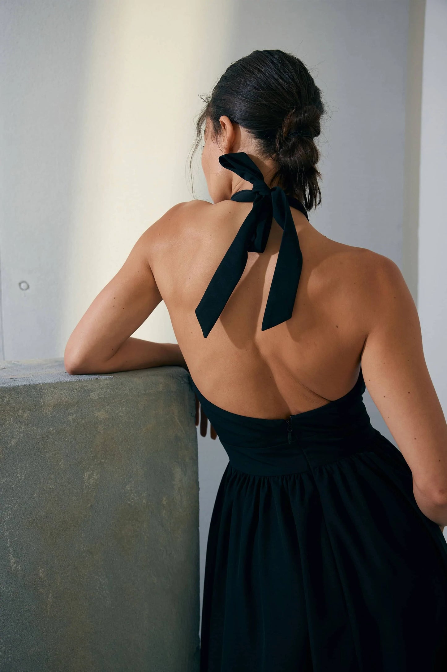 Twist Of Fate Maxi Dress | Black