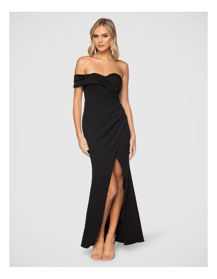 Vira Gown Black dresshireaustralia