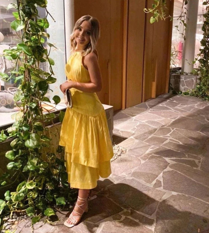 Coast jagger tiered dress hot sale