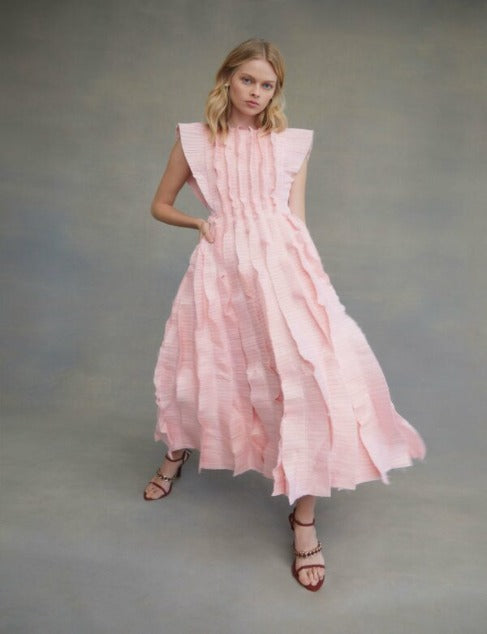 Hybrid Midi Dress | Rose Pink