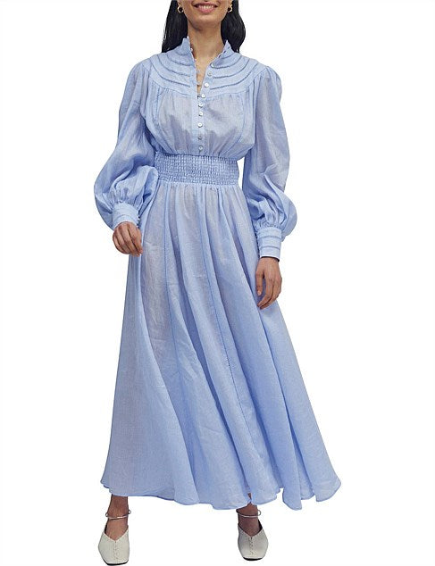 Felicia Midi Dress | Cornflower Blue