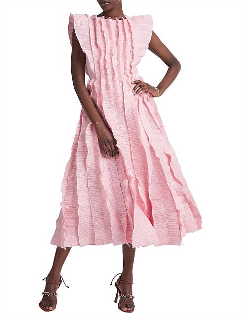 Hybrid Midi Dress | Rose Pink