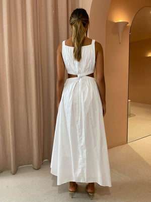 Alena Strapless Maxi Dress  Ivory – dresshireaustralia