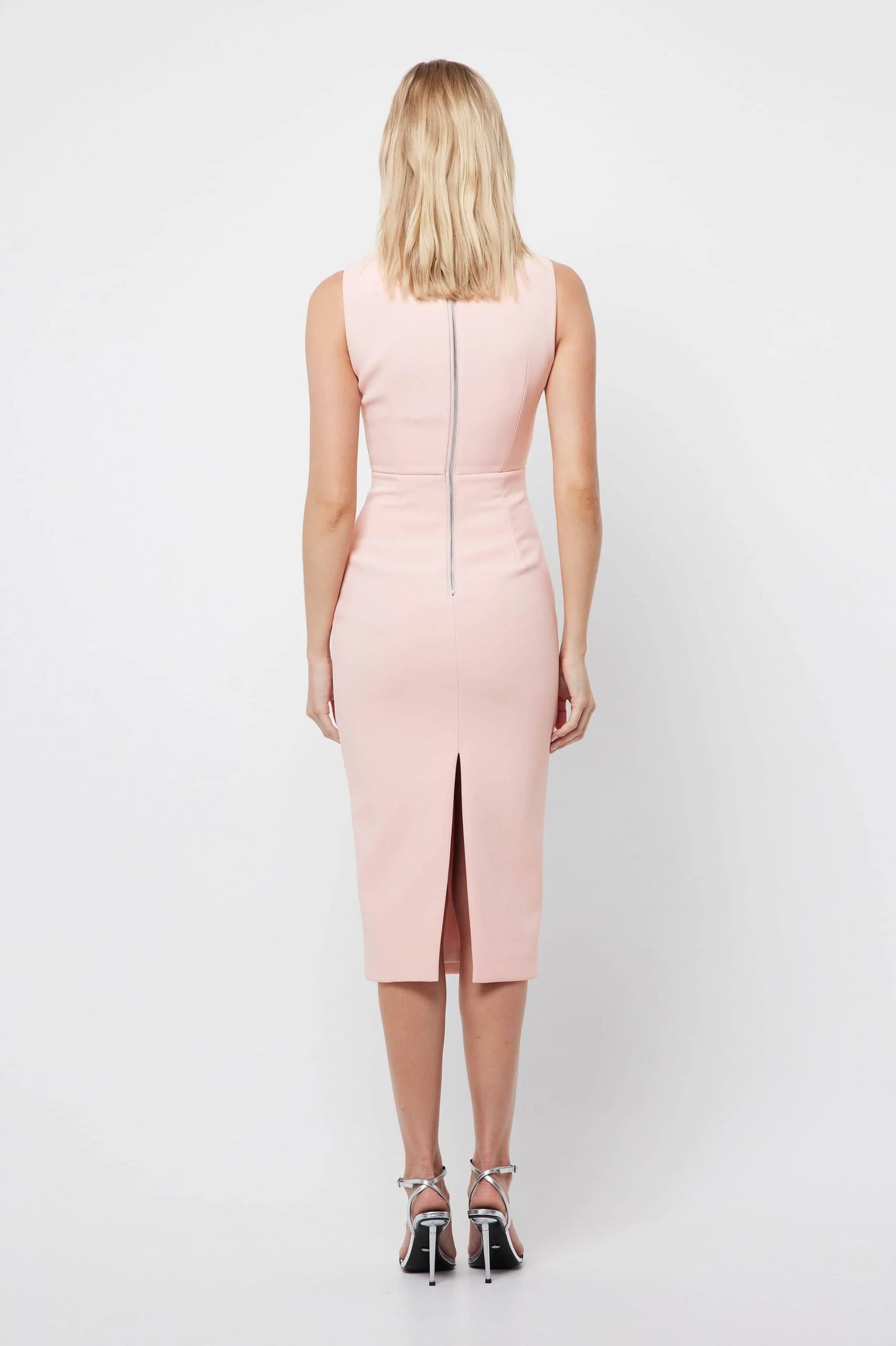 The Edge of Glory Midi Dress | Blush