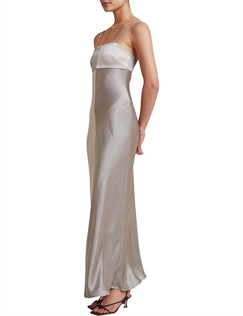 Alena Strapless Maxi Dress  Ivory – dresshireaustralia