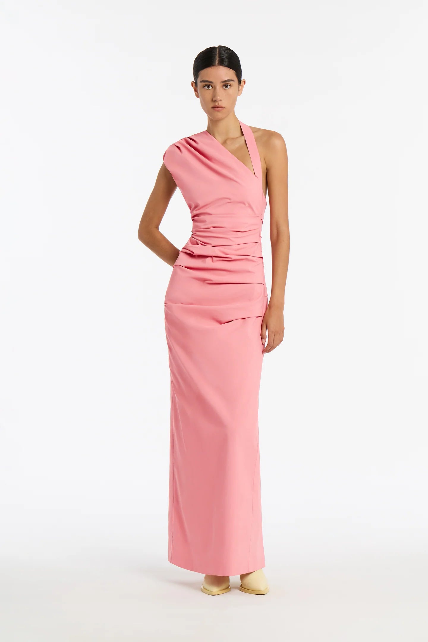 Giacomo Gathered Gown | Pink