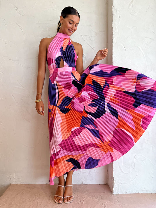 Renaissance Gown | Capri Print Pink