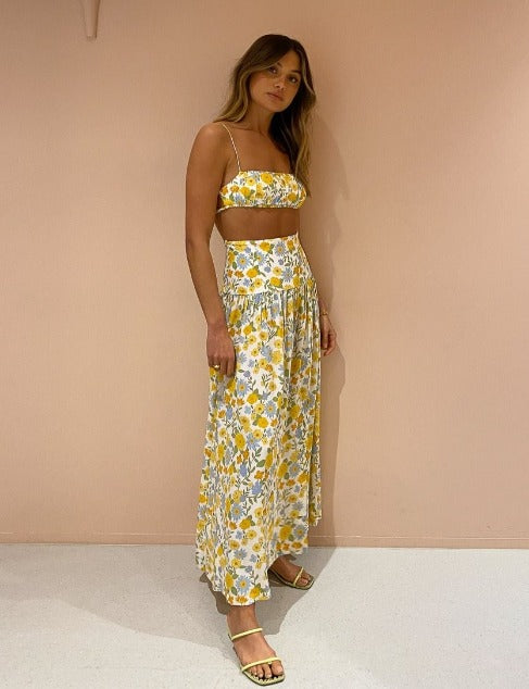 Cali Sun Top & Skirt Set | Print