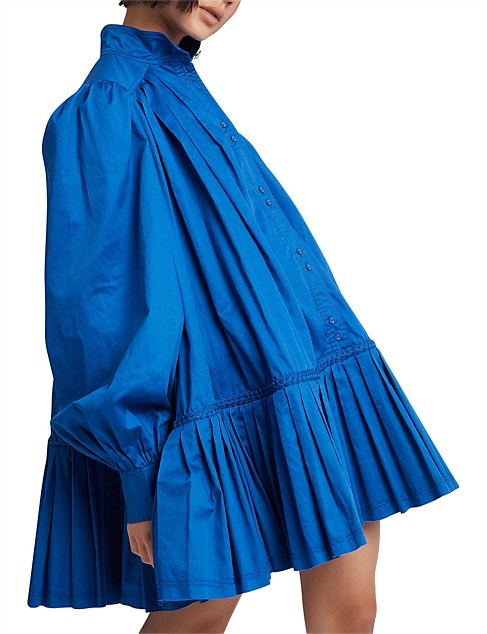 Fallingwater Braided Smocked Dress | Cobalt Blue