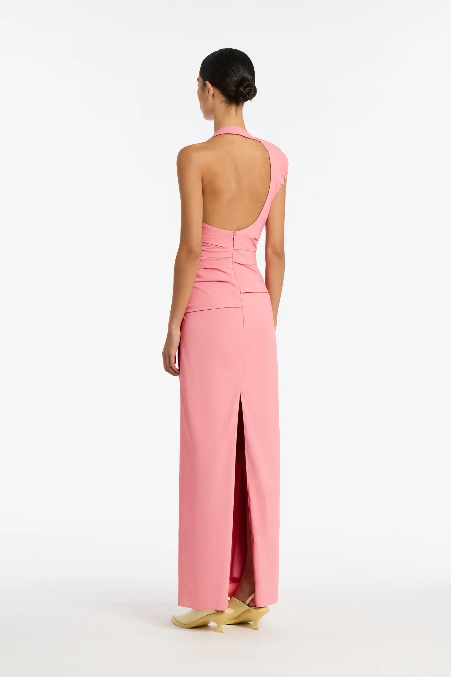 Giacomo Gathered Gown | Pink