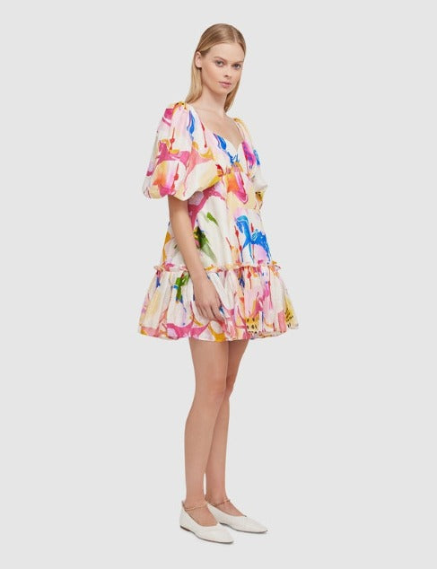 The Carousel Mini Dress | Print Multi