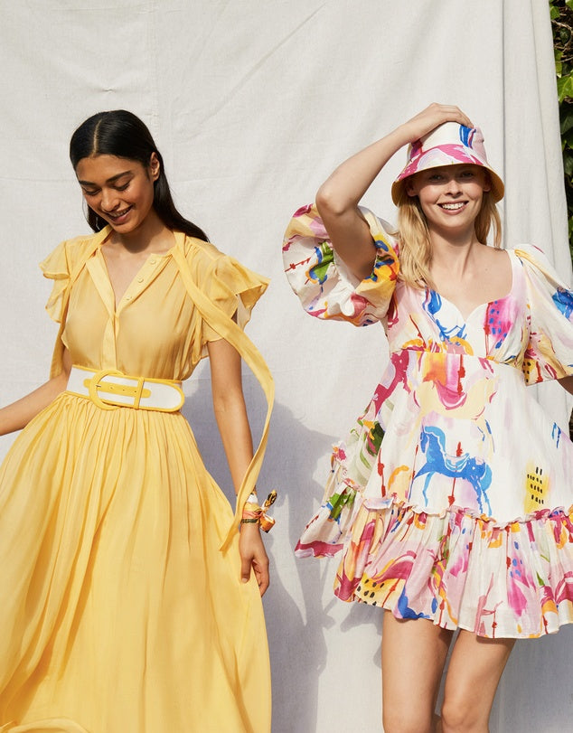The Carousel Mini Dress | Print Multi